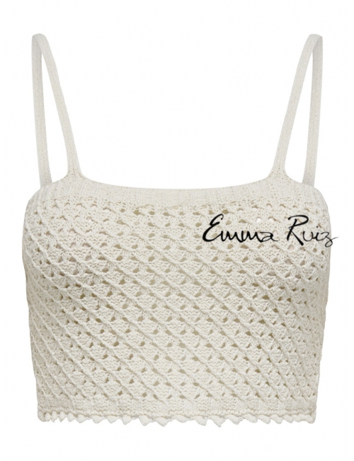 Top de Punto ONLY (Blanco,...