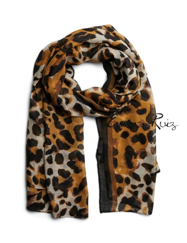 Bufanda Pieces Animal Print