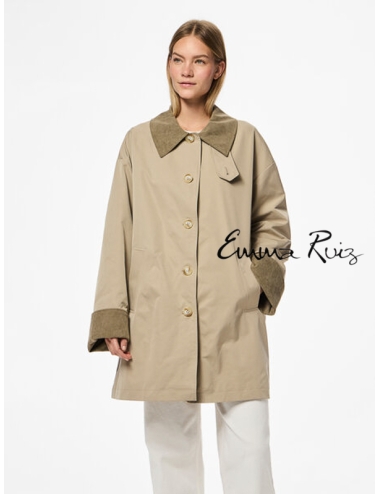 Gabardina Pieces Camel