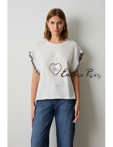 Blusa BSB Fashion estampada...