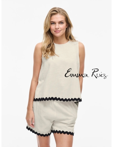 Top Vila Clothes Ondulado...