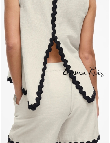 Top Vila Clothes Ondulado...