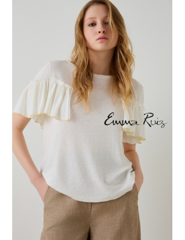 Blusa BSB Fashion Blanca -...