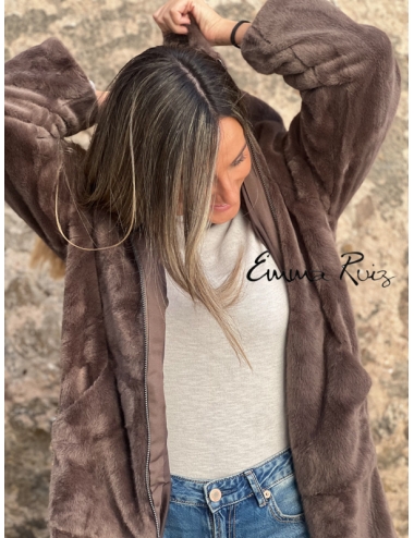 Abrigo BSB Fashion Marrón–...